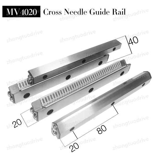  High Precision Needle-Bearing Guideways  for Linear Bearing Cross Roller Guide Rail with MV4020-200MM